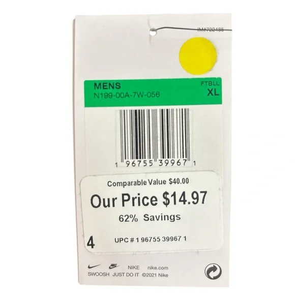 Nike Men’s XL Black New Orleans Saints Football T-Shirt, NWT - Picture 5 of 5